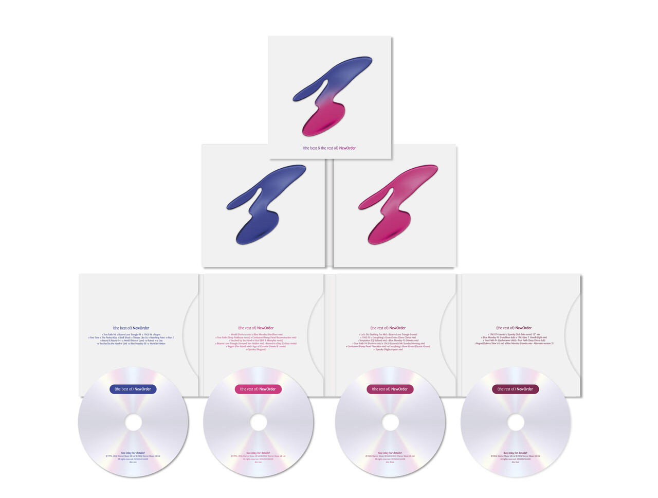PRE-ORDER - New Order 'The Best Of / The Rest Of' 4CD Deluxe - RELEASE DATE 17th July 2026