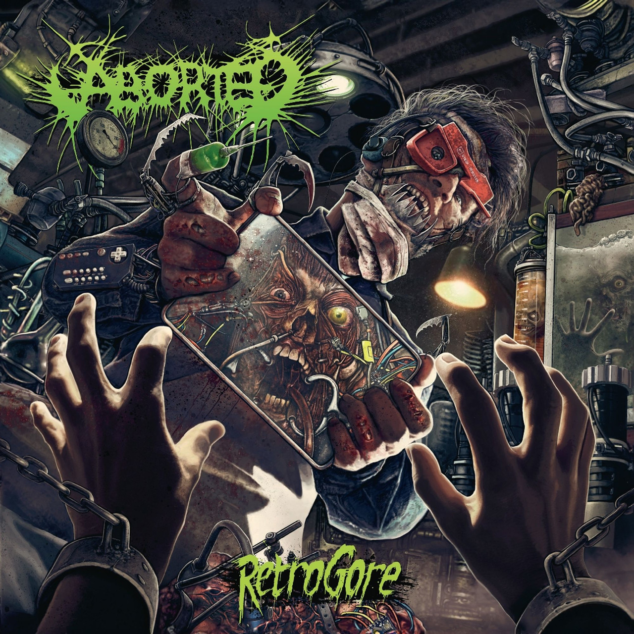 PRE-ORDER - Aborted 'Retrogore' LP Black Vinyl - RELEASE DATE 3rd July 2026