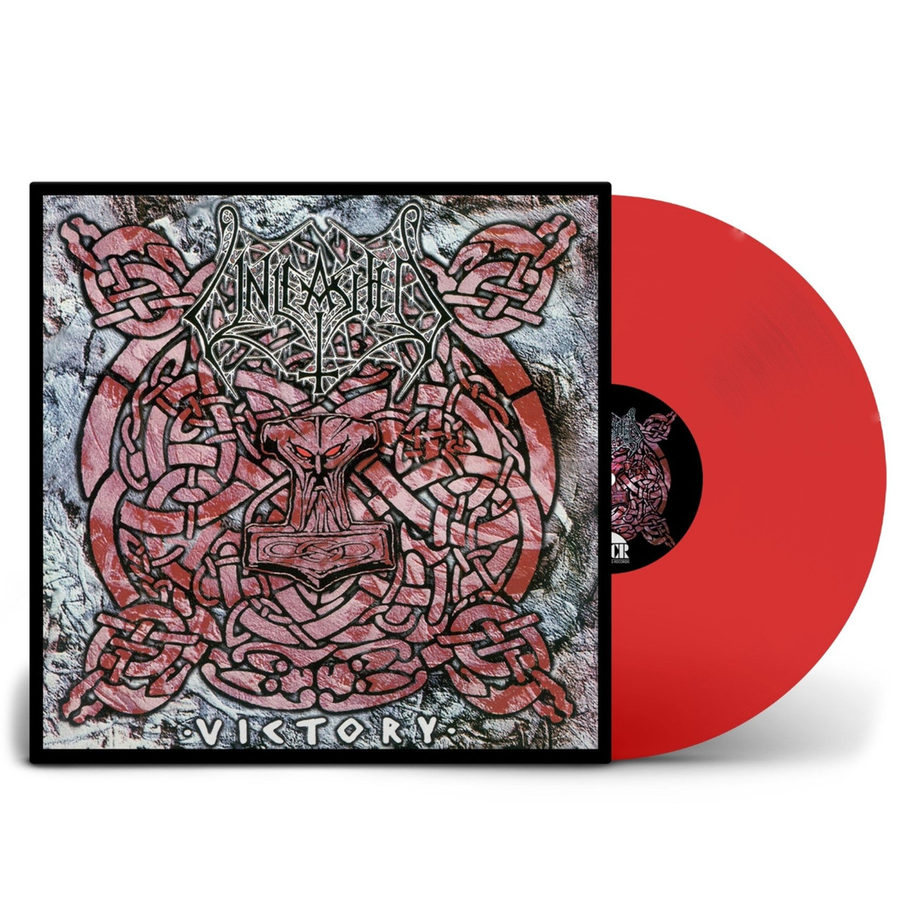 PRE-ORDER - Unleashed 'Victory' LP Transparent Red Vinyl - RELEASE DATE 3rd July 2026