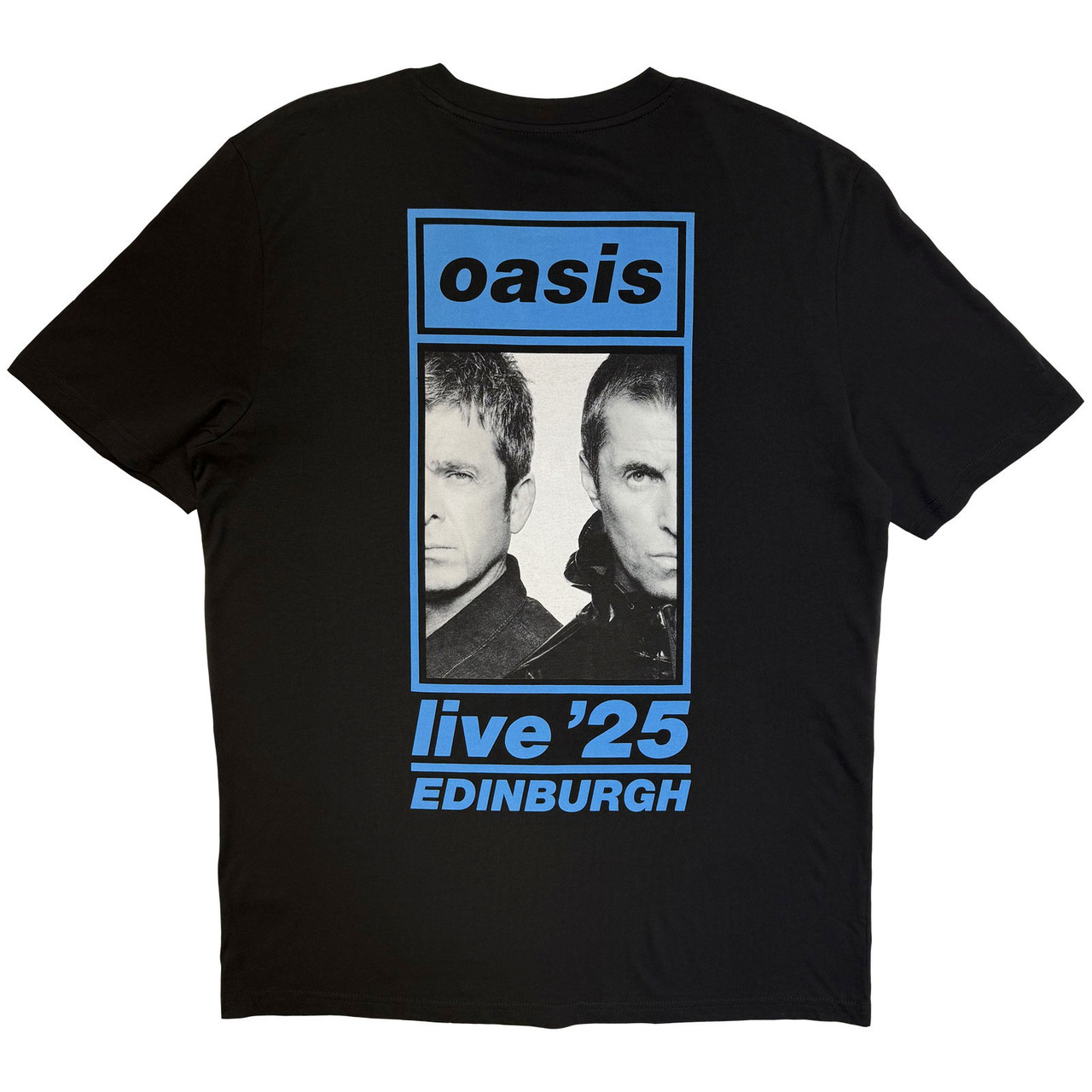 Edinburgh oasis Tシャツ Oasis 'Edinburgh 9 Aug Event' (Black) T-Shirt