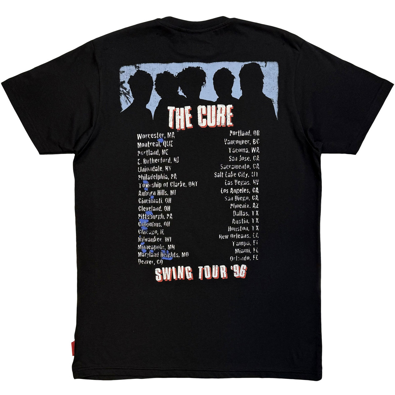 The Cure 'Swing Tour '96' (Black) Unplugged T-Shirt
