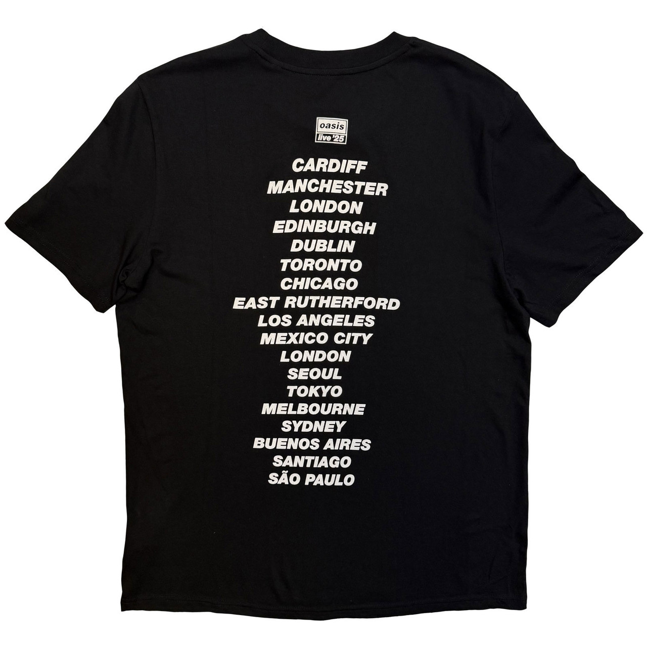 Oasis 'Paper Cut Out Tour' (Black) T-Shirt