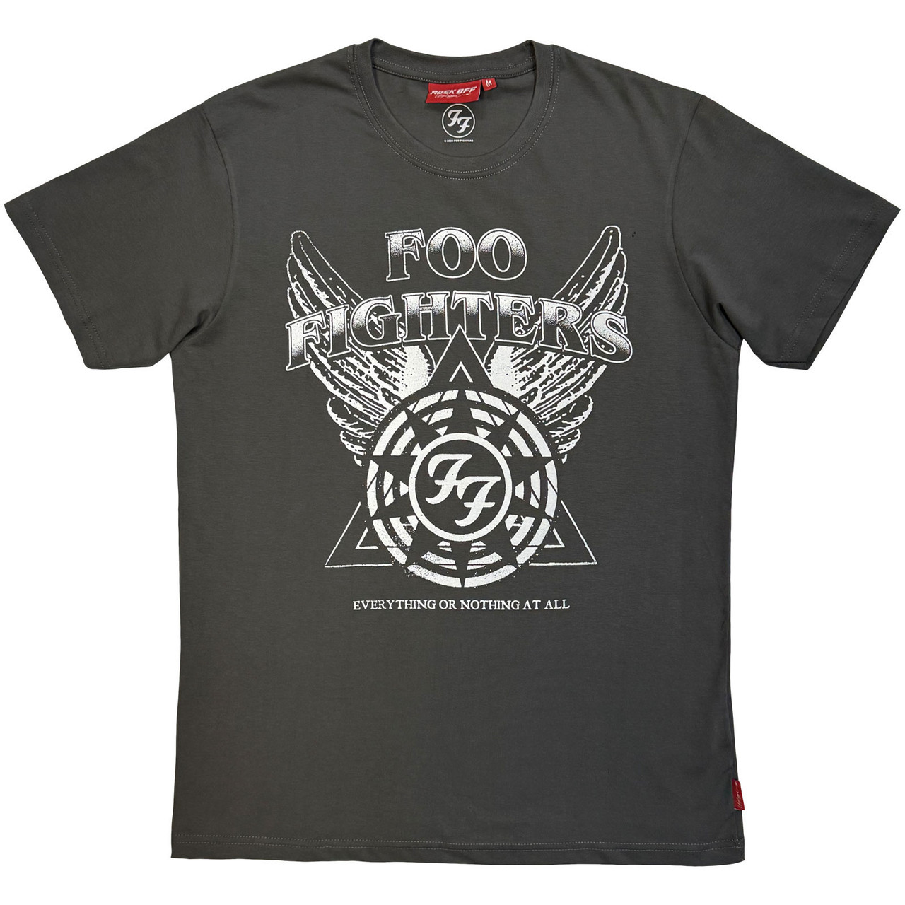 Foo Fighters 'EONAA Logo' (Taupe) Unplugged T-Shirt