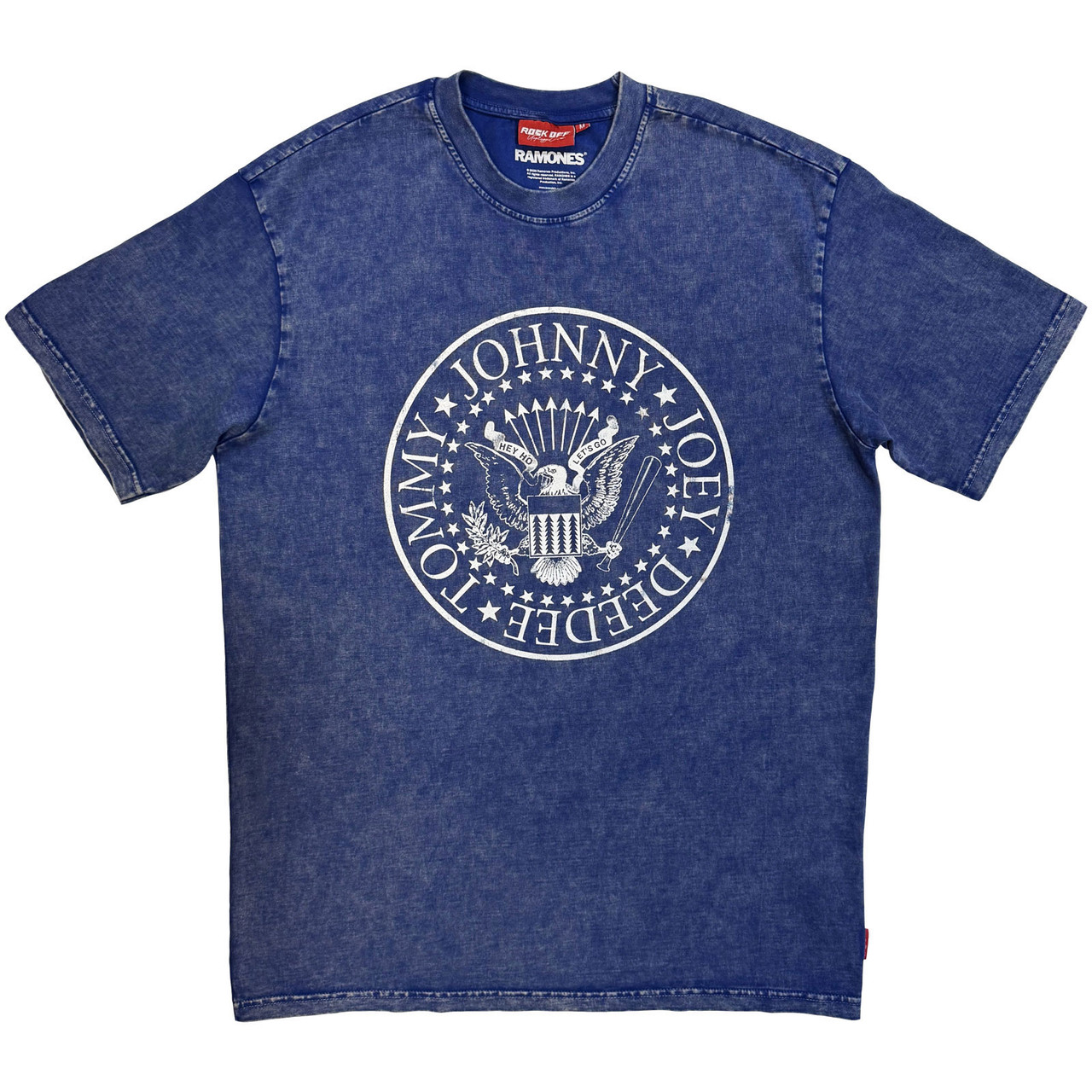 Ramones 'Presidential Seal Wash' (Blue) Unplugged T-Shirt