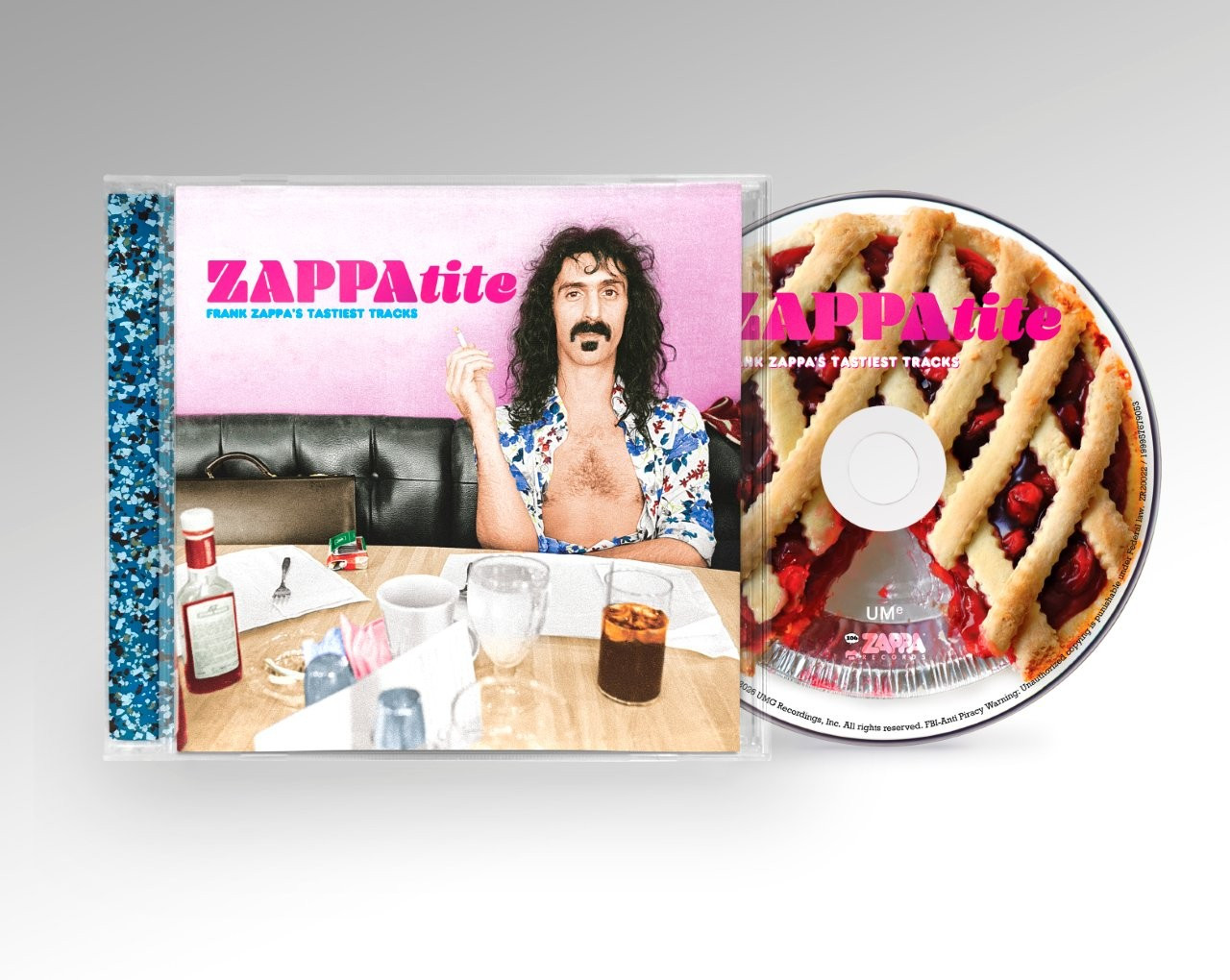 PRE-ORDER - Frank Zappa 'ZAPPAtite: Frank Zappa’s Tastiest Tracks' CD - RELEASE DATE 17th July 2026