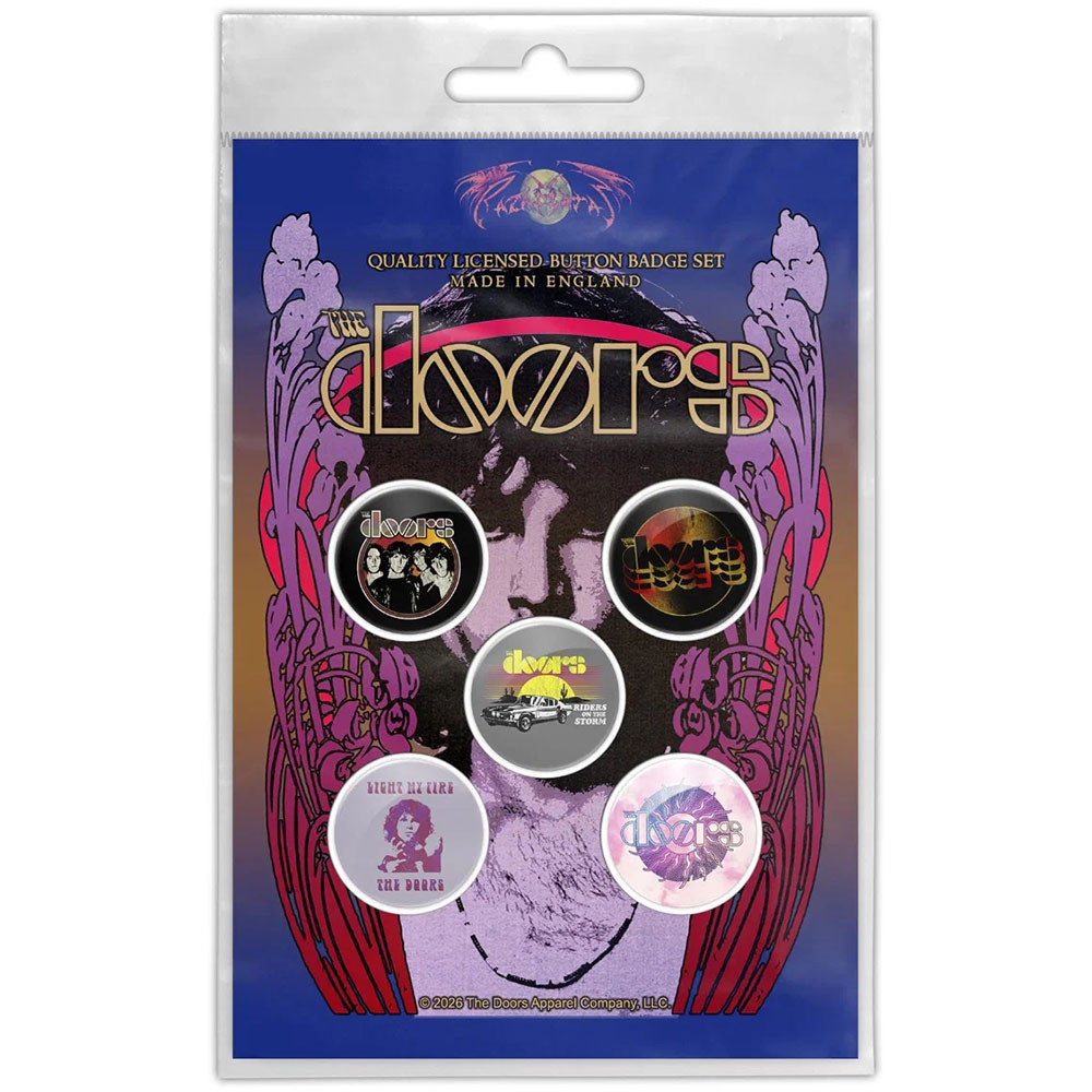 The Doors 'Jim Morrison' Button Badge Pack