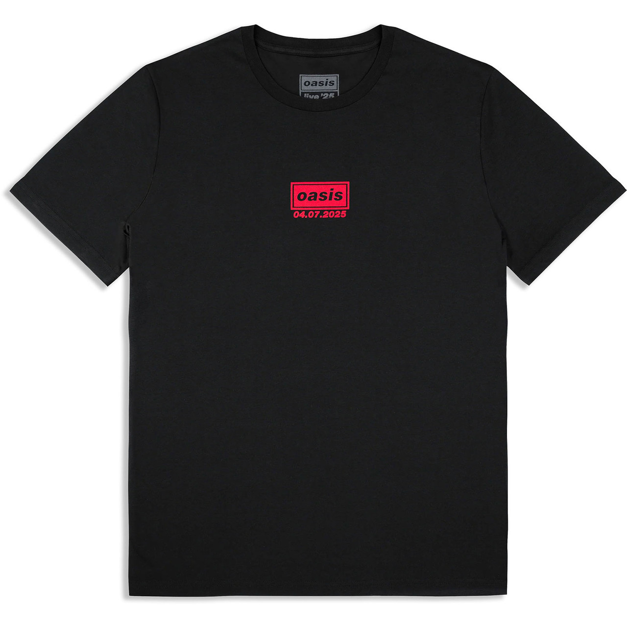 Oasis 'Cardiff 4th July Event' (Black) T-Shirt