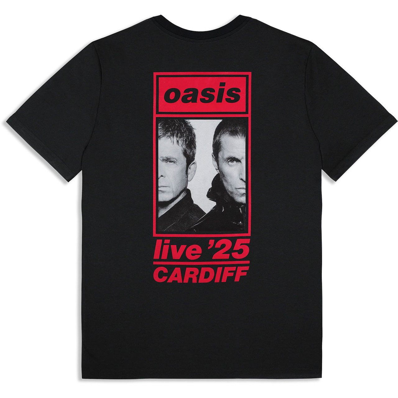 Oasis 'Cardiff 4th July Event' (Black) T-Shirt