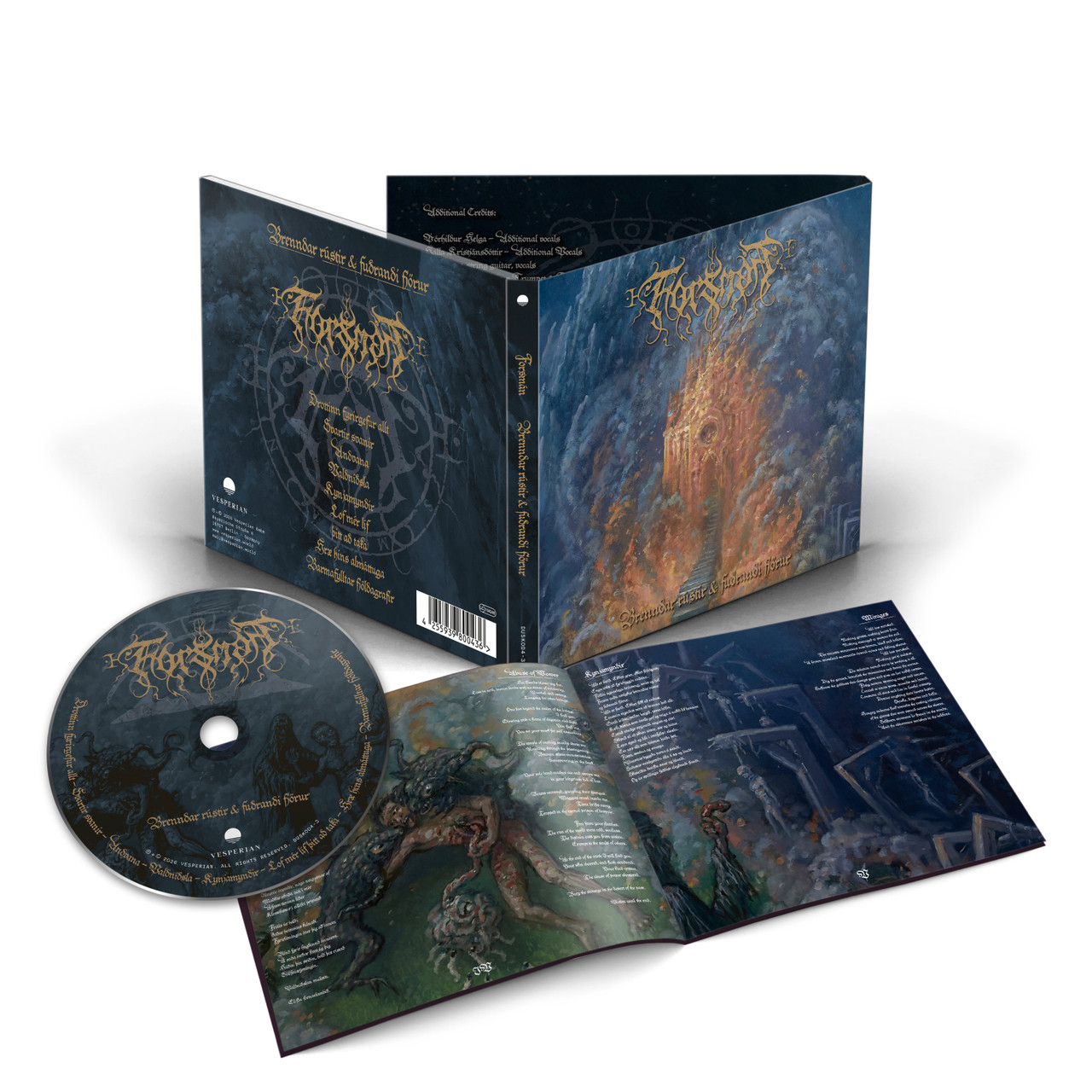 PRE-ORDER - Forsmán 'Brenndar Rústir og Fuðrandi Fjörur' CD Digipack - RELEASE DATE 26th June 2026