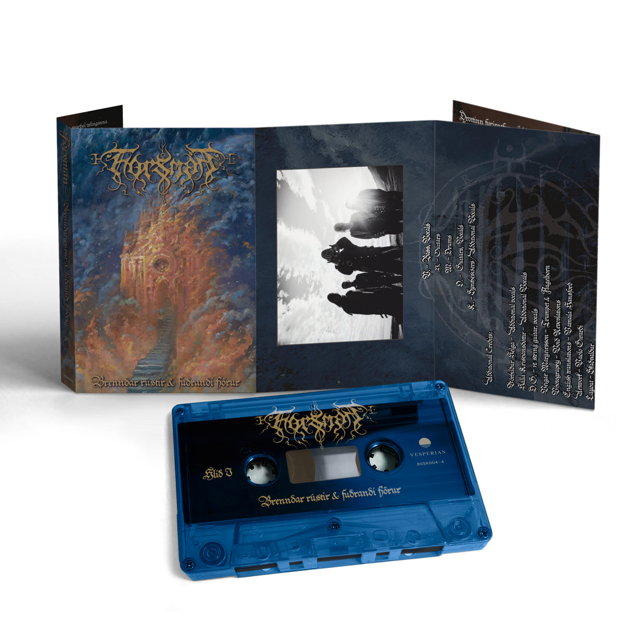 PRE-ORDER - Forsmán 'Brenndar Rústir og Fuðrandi Fjörur' Cassette - RELEASE DATE 26th June 2026