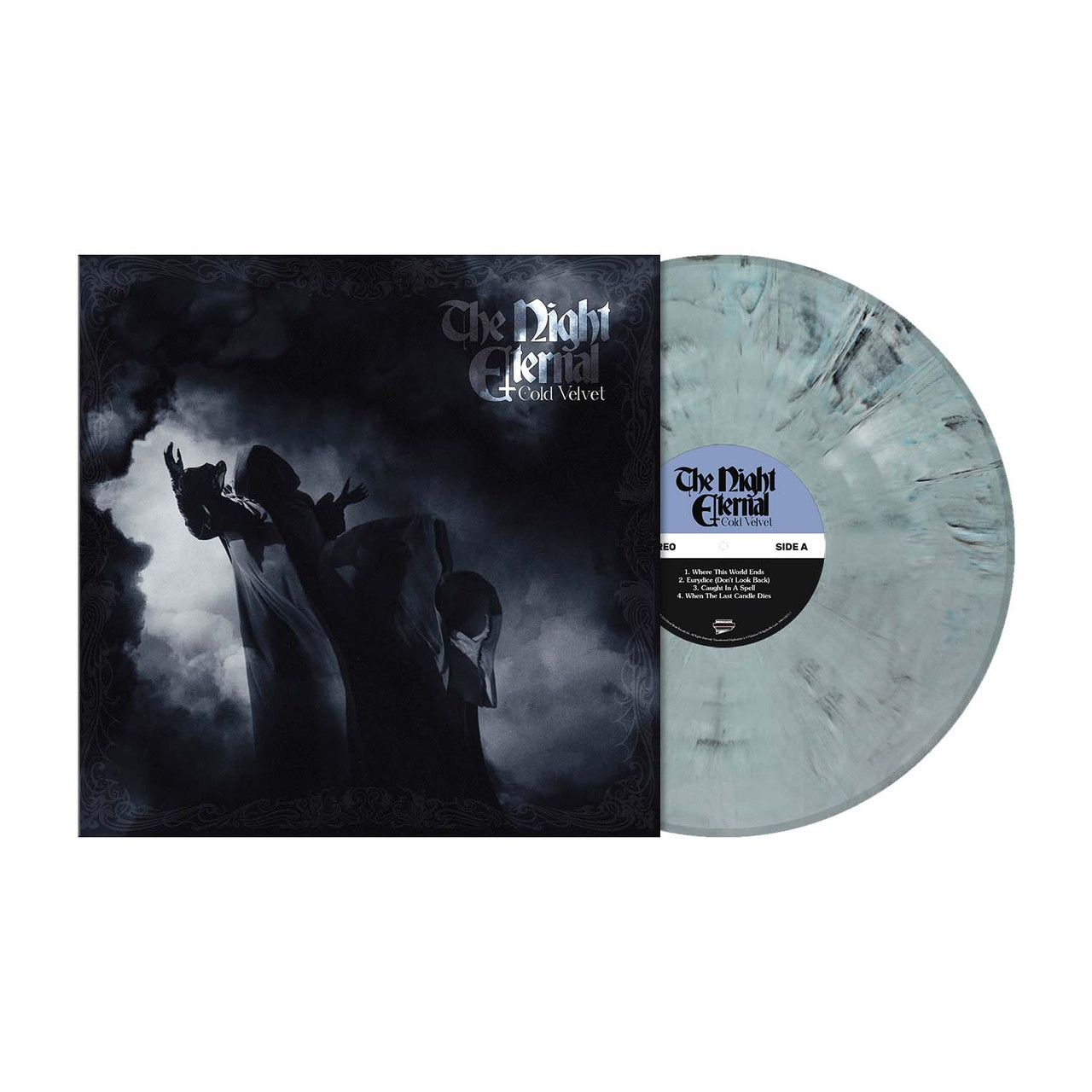 PRE-ORDER - The Night Eternal 'Cold Velvet' LP Steel Grey Blue Marble Vinyl - RELEASE DATE 21st August 2026