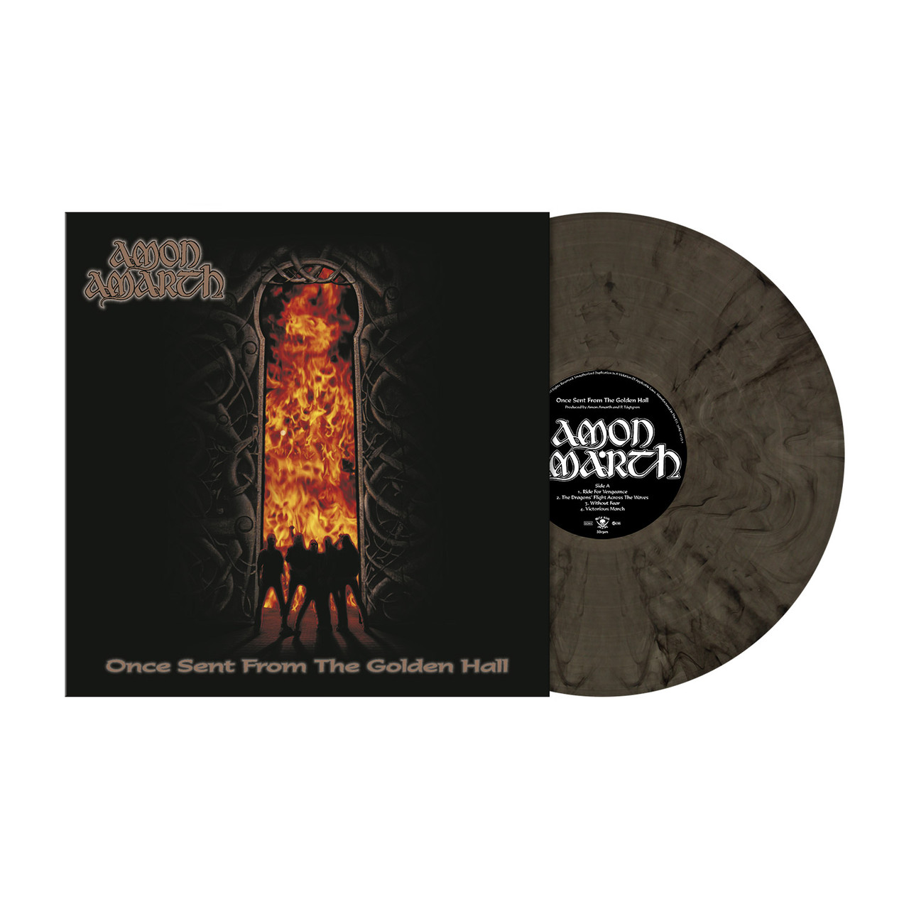 Amon Amarth 'Once Sent From The Golden Hall' LP Smoke Grey Vinyl