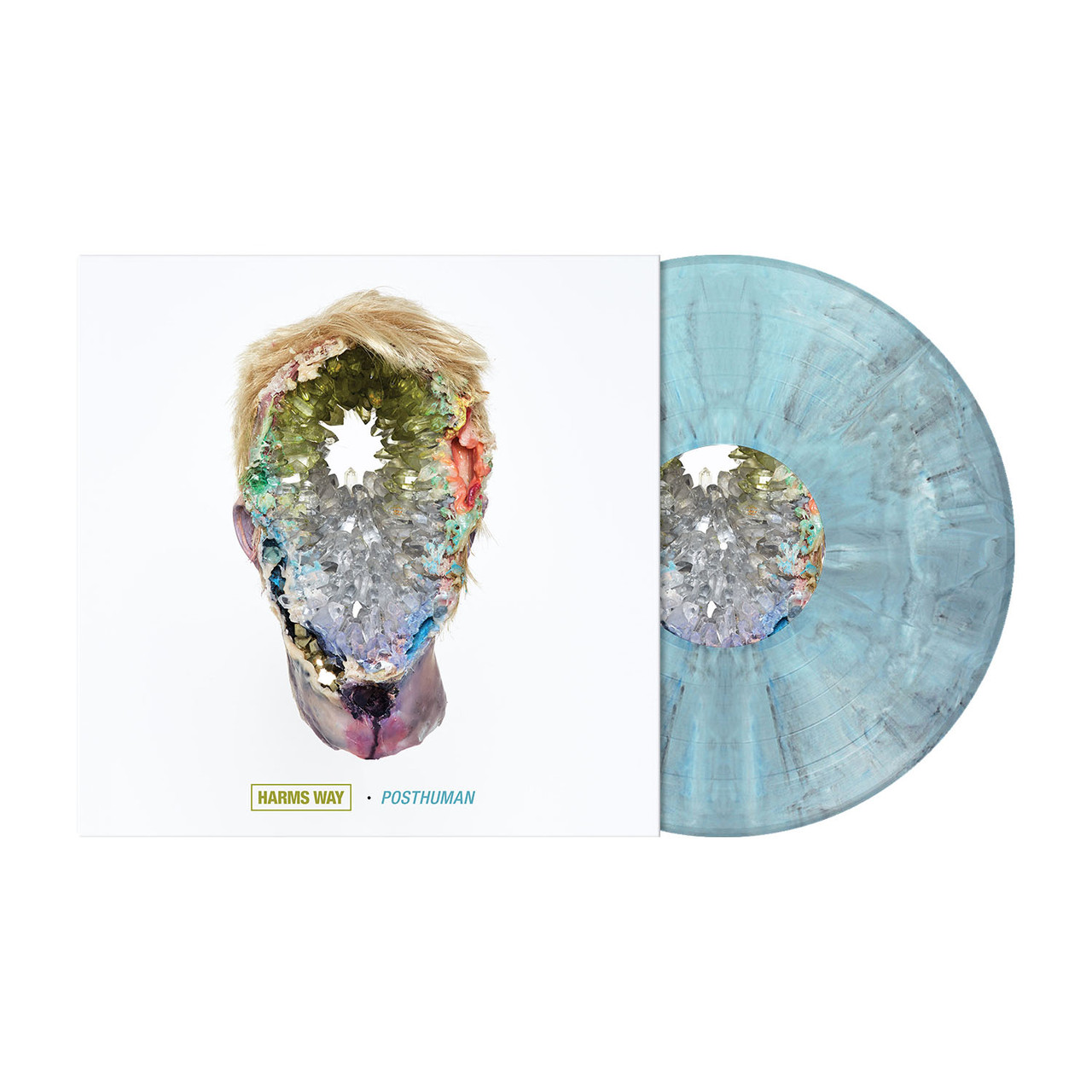 Harm's Way 'Posthuman' LP Ice Blue Marbled Vinyl
