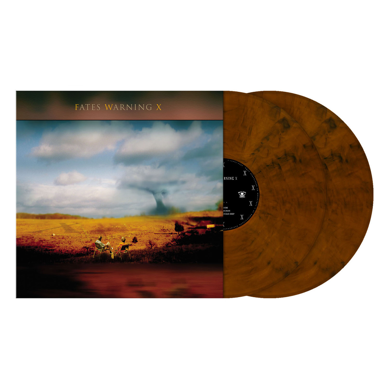 Fates Warning 'FWX' 2LP Ochre Brown Marbled Vinyl