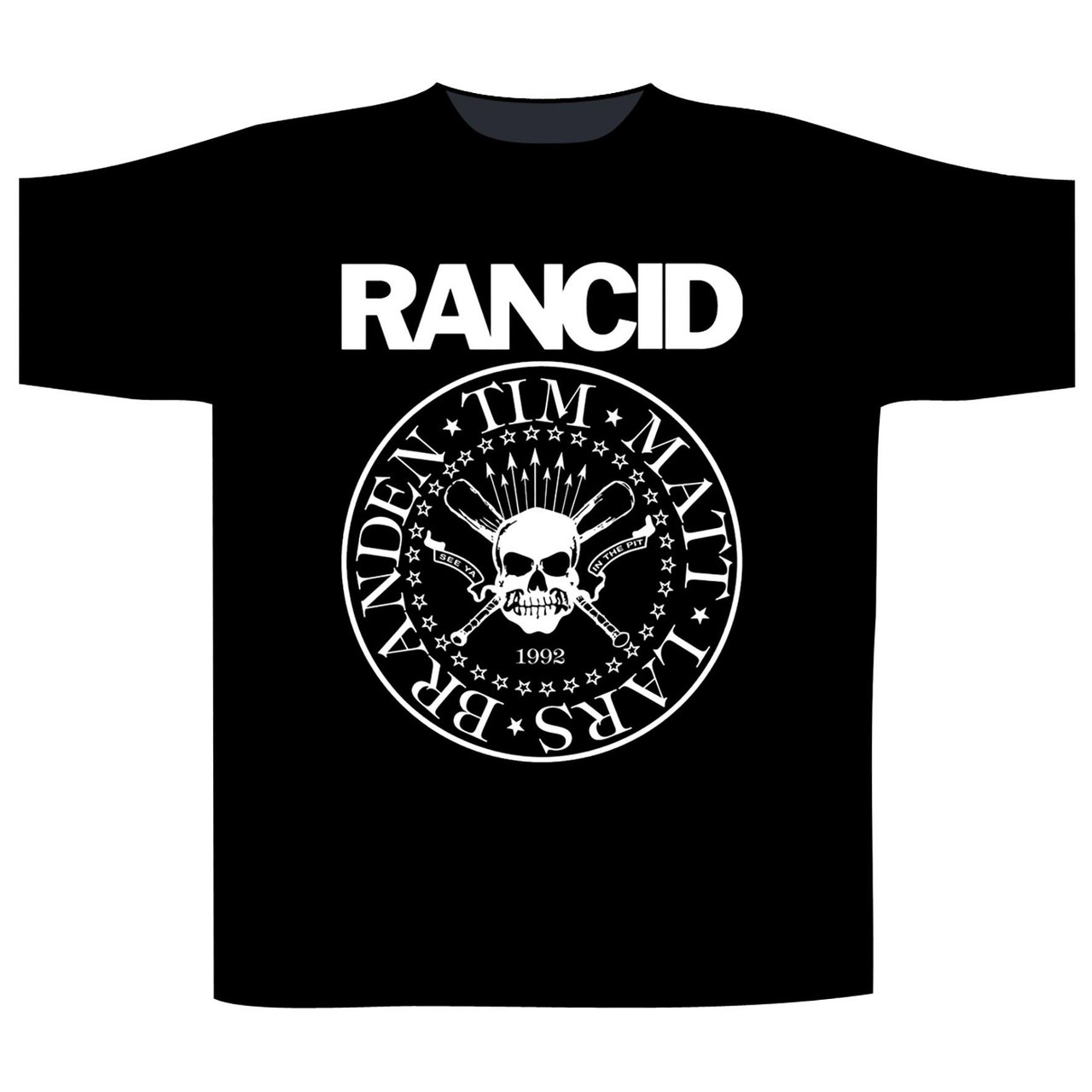 Rancid 'Rancid Ramones' (Black) T-Shirt