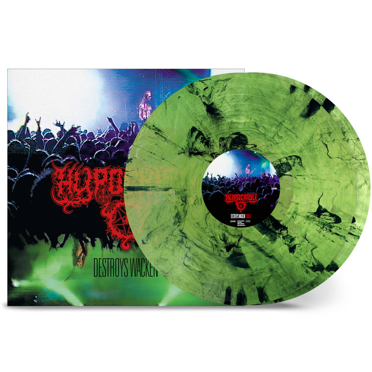 PRE-ORDER - Hypocrisy 'Destroys Wacken' 2LP Galaxy Smoked Marble Vinyl - 7th August 2026