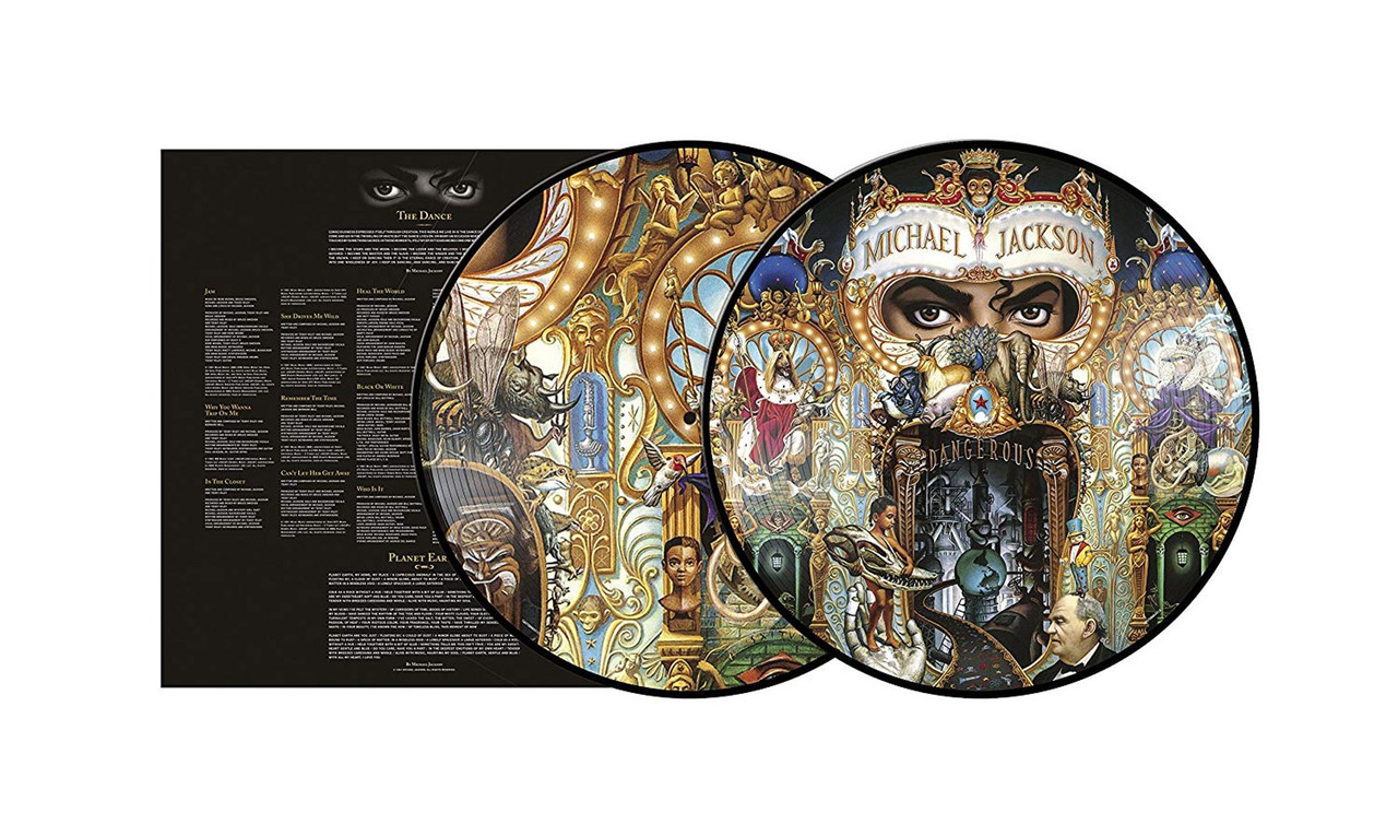 Michael Jackson 'Dangerous' 2LP Picture Disc Vinyl