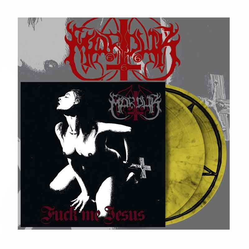 Marduk 'Fuck Me Jesus' LP Yellow Vinyl