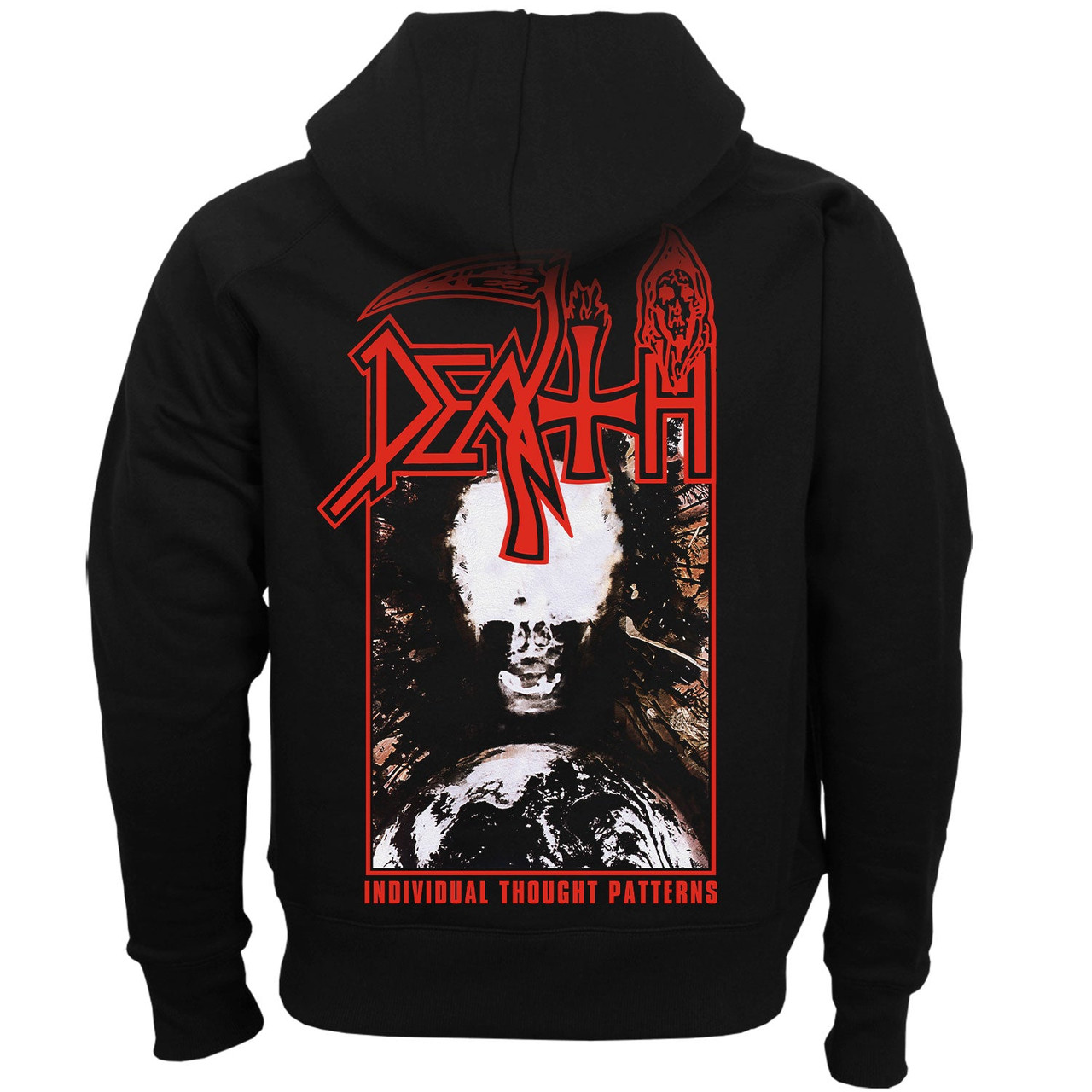 Death 'Individual Thought Patterns v1' (Black) Zip Up Hoodie - US Import