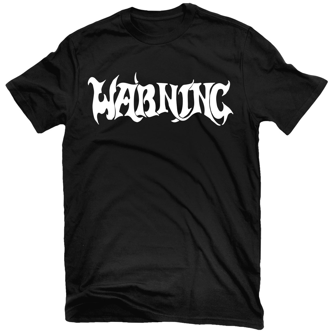 Warning 'Logo' (Black) T-Shirt - US Import