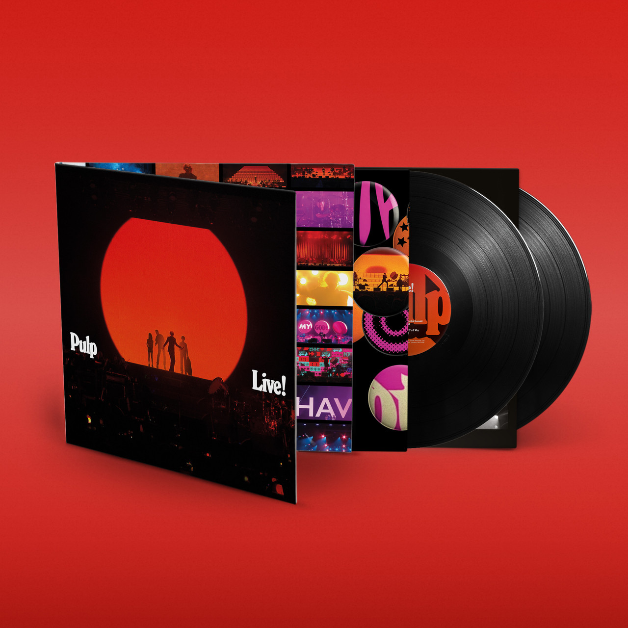 PRE-ORDER - Pulp 'Live!' 2LP Black Vinyl - RELEASE DATE 28th August 2026