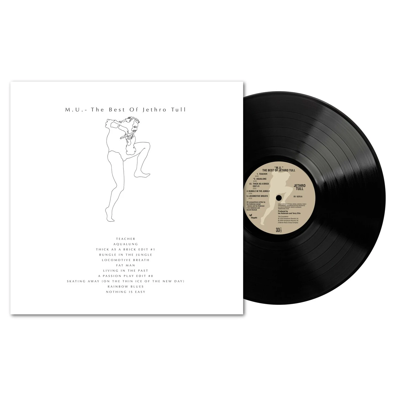 PRE-ORDER - Jethro Tull 'M.U. – The Best of Jethro Tull’ (Half Speed Master) LP Black Vinyl - RELEASE DATE 31st July 2026