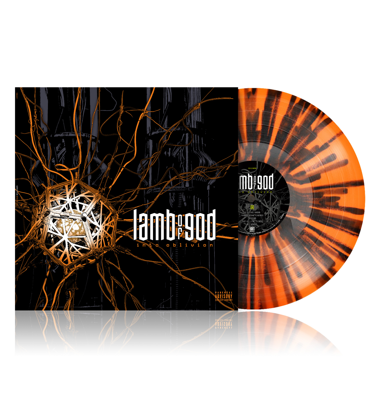 PRE-ORDER - Lamb Of God 'Into Oblivion' (Tour Edition) LP Neon Orange-Black Splatter Vinyl - RELEASE DATE 31st July 2026