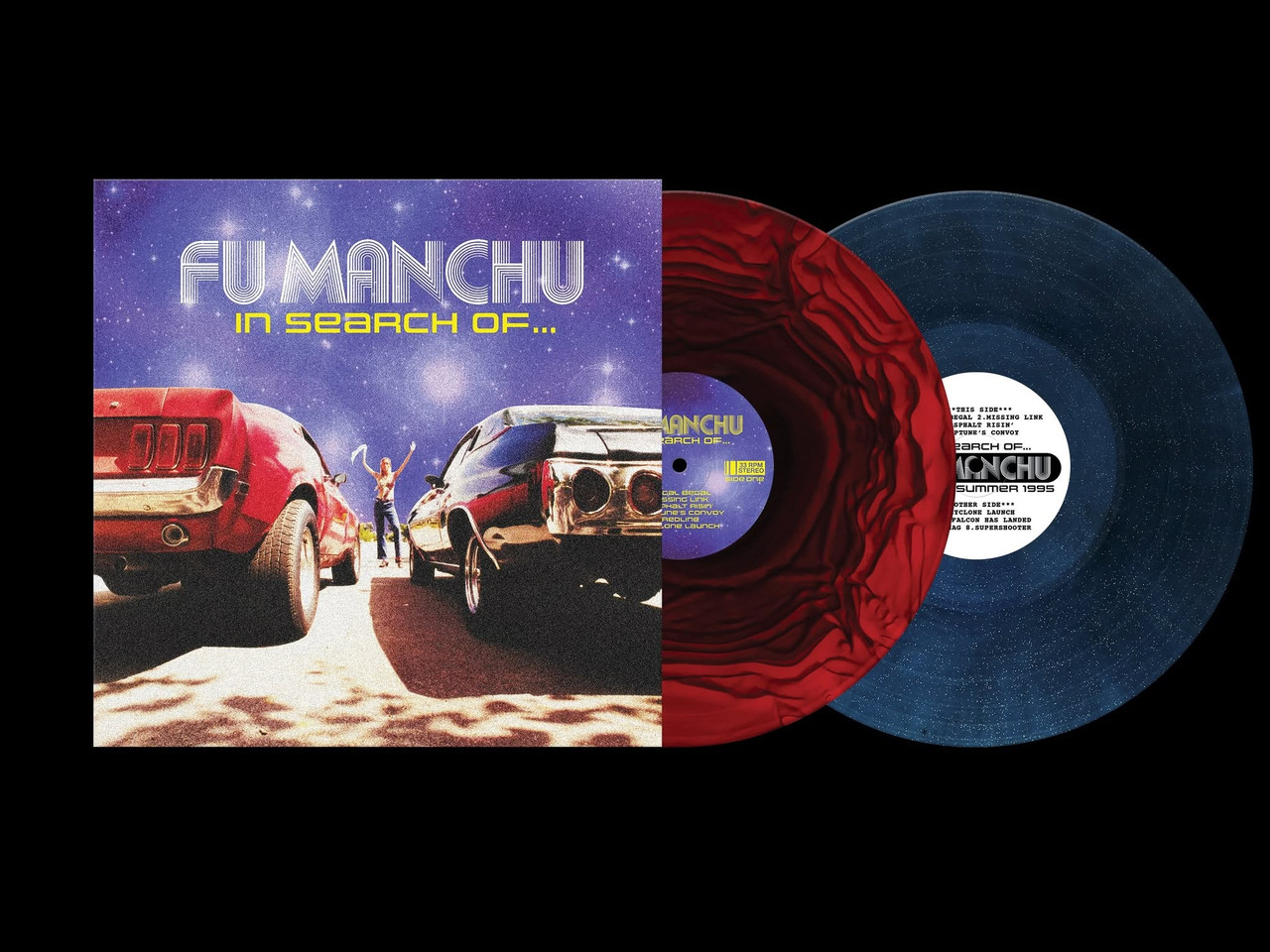 PRE-ORDER - Fu Manchu 'In Search Of...' (30th Anniversary) 2LP Red Blue Vinyl & Custom Night Sky Vinyl - RELEASE DATE 28th August 2026