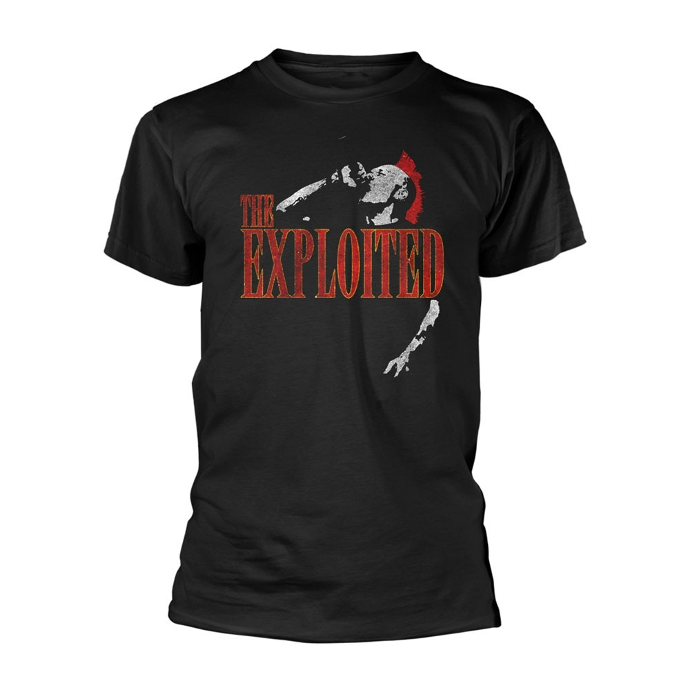 The Exploited 'They Came From...' (Black) T-Shirt Front