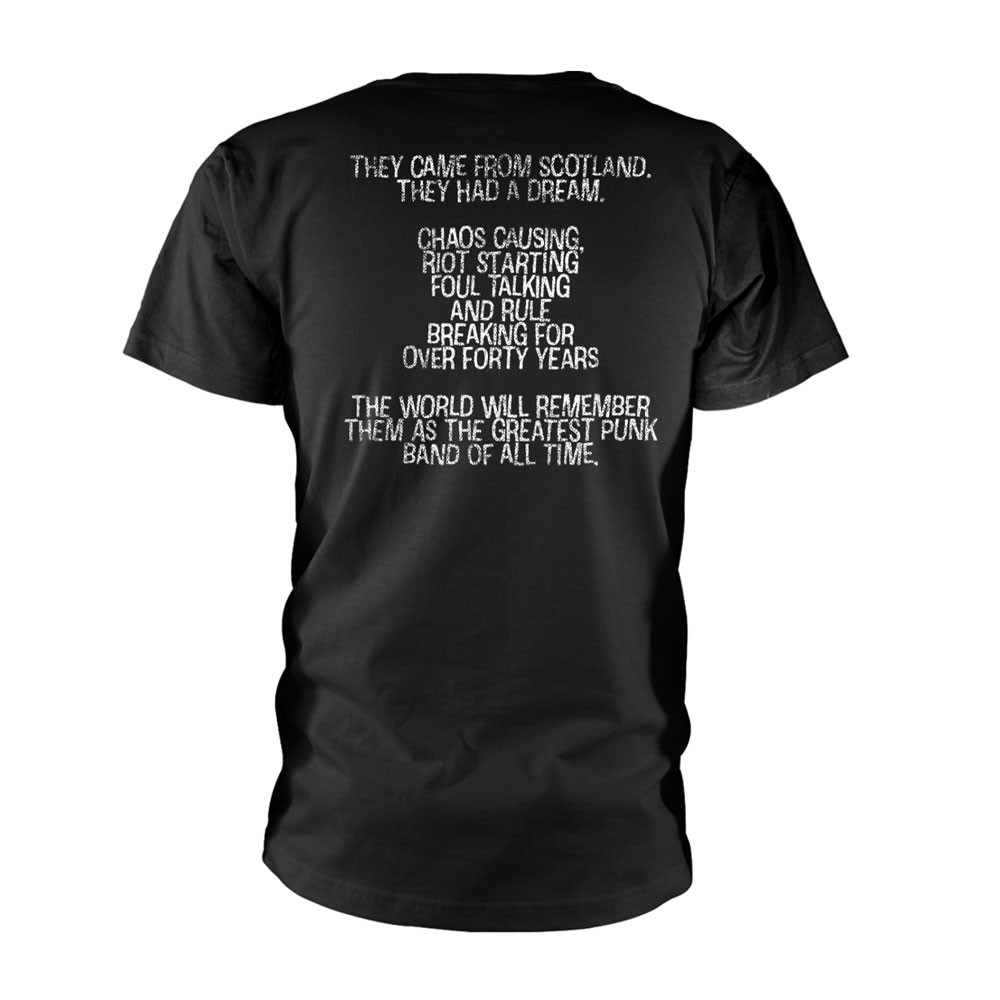 The Exploited 'They Came From...' (Black) T-Shirt Back