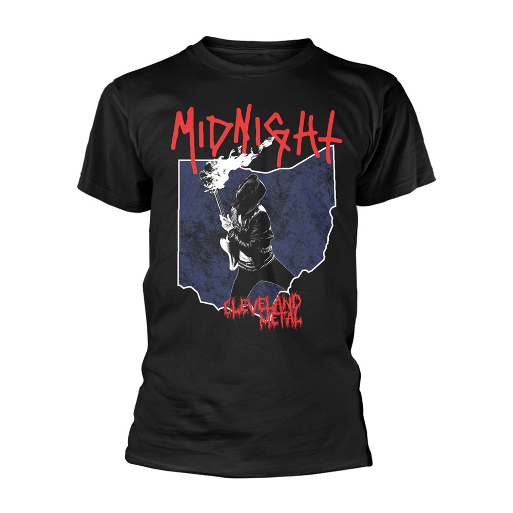 Midnight 'Cleveland Metal' (Black) T-Shirt
