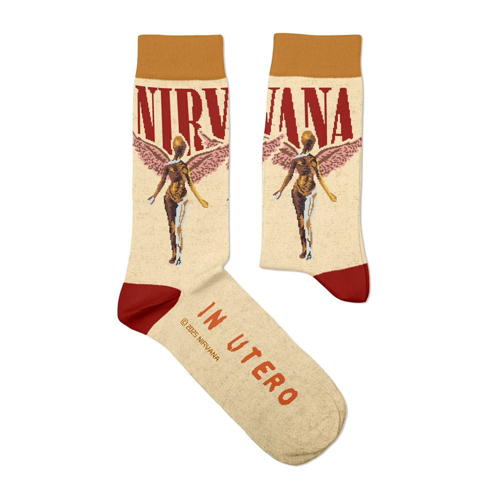 Nirvana 'In Utero' (Multicoloured) Socks