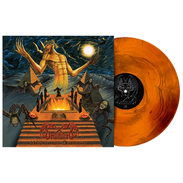 PRE-ORDER - Bewitched 'Rise of the Antichrist' LP Orange Opaque Black Galaxy Vinyl - RELEASE DATE 28th August 2026
