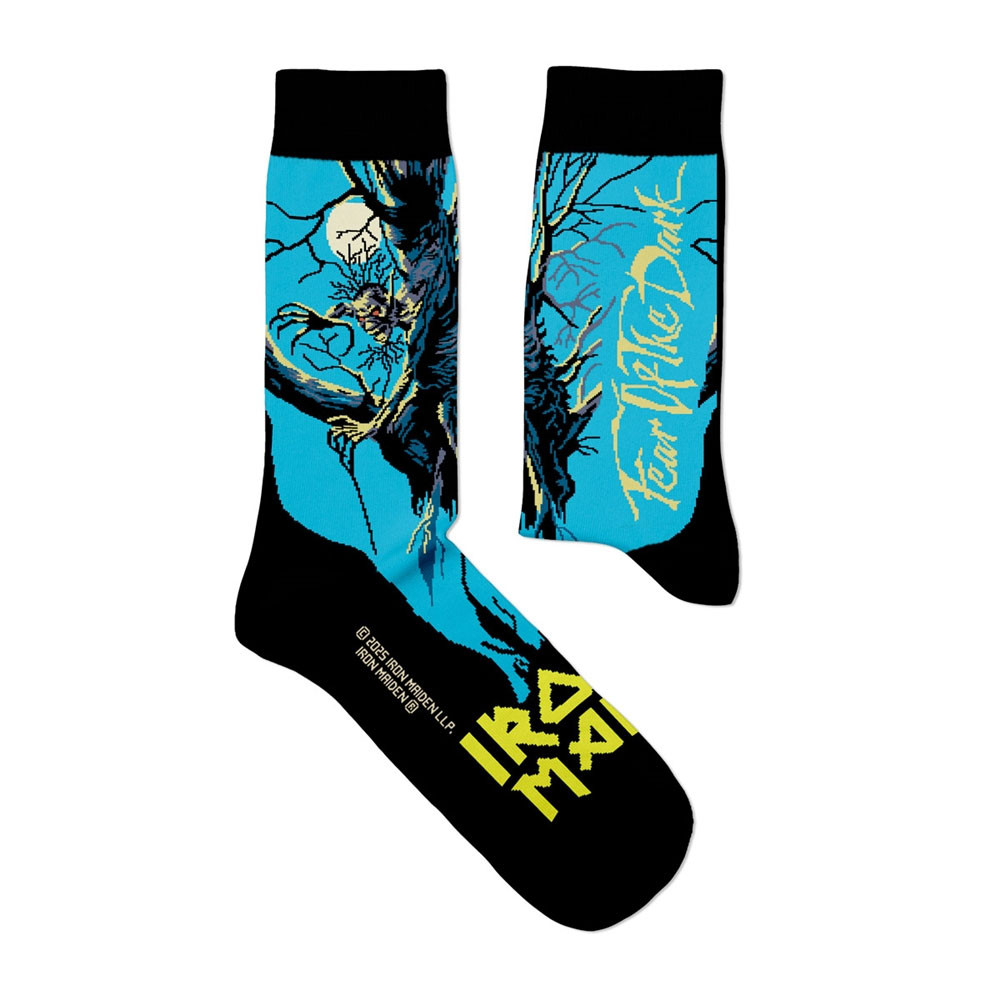 Iron Maiden 'Fear Of The Dark' (Black) Socks