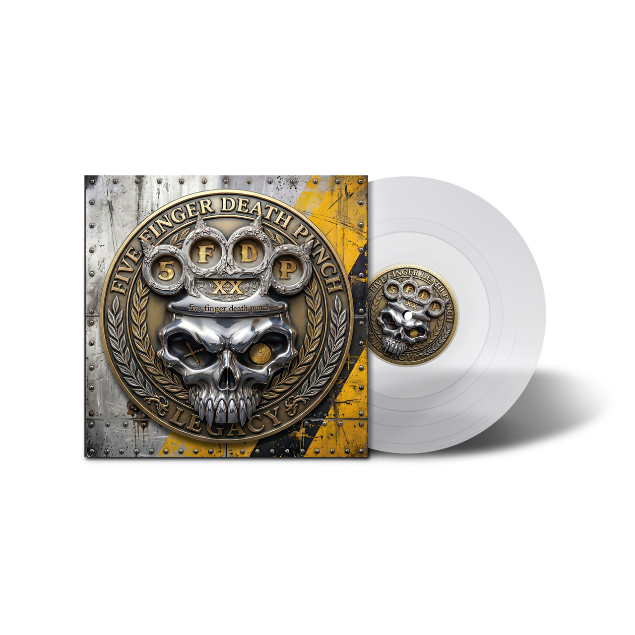 PRE-ORDER - Five Finger Death Punch 'Legacy' LP Clear Vinyl - RELEASE DATE 18th September 2026