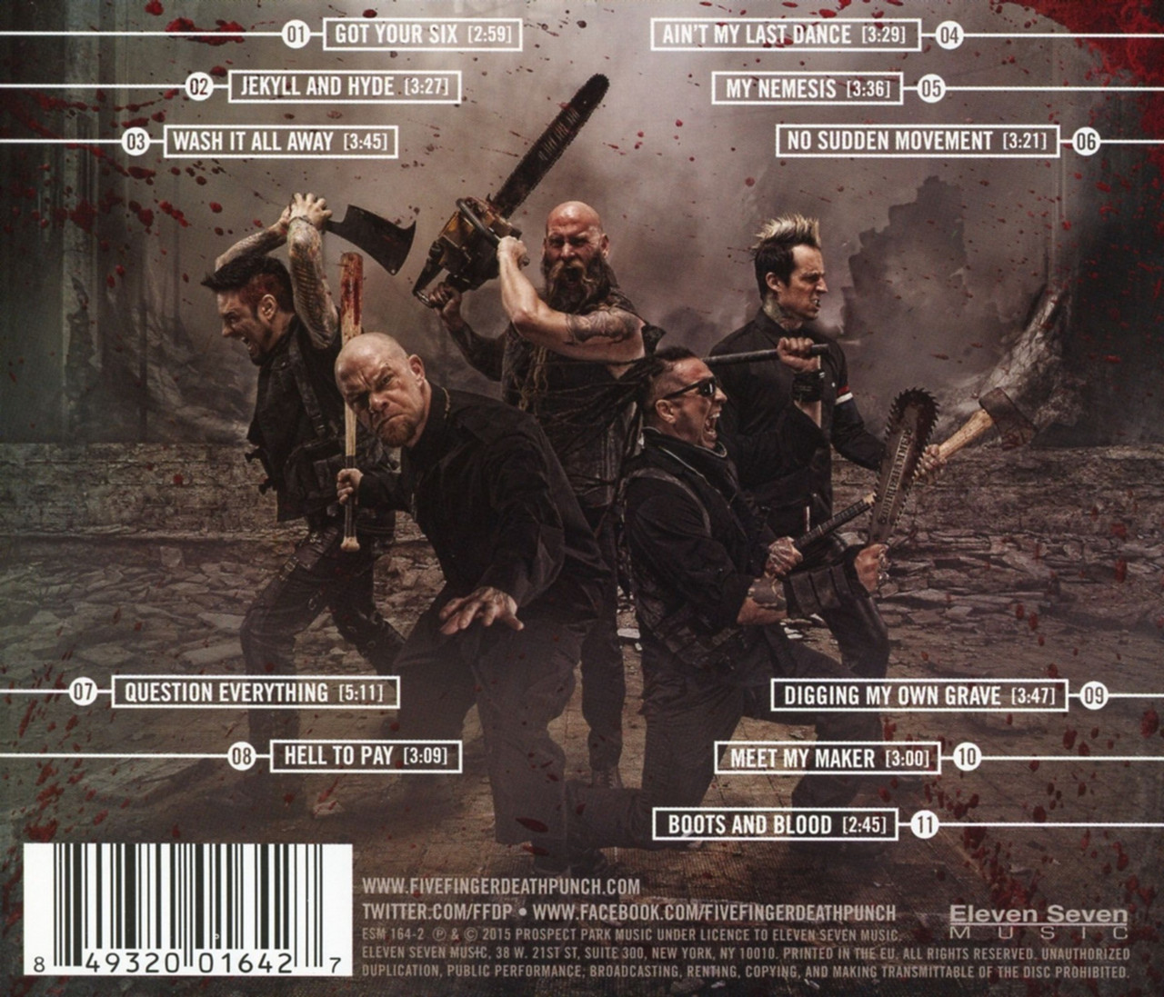 Five Finger Death Punch 'Got Your Six' CD