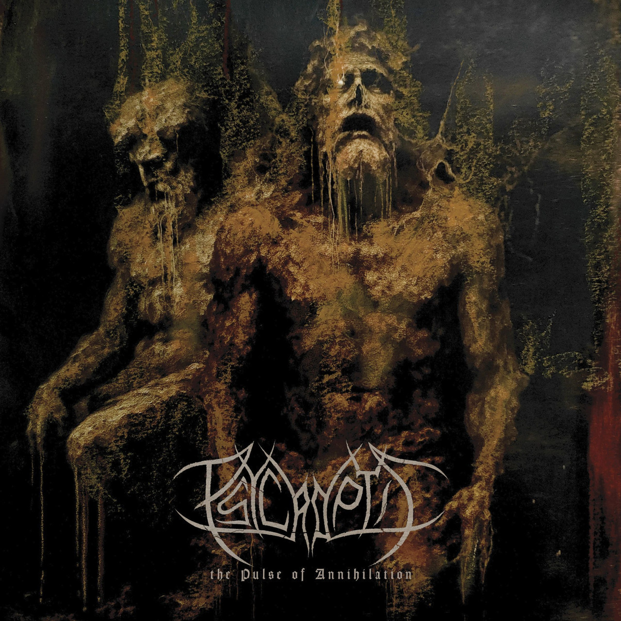 PRE-ORDER - Psycroptic 'The Pulse of Annihilation' LP Gold Black Splatter Vinyl - RELEASE DATE 17th July 2026
