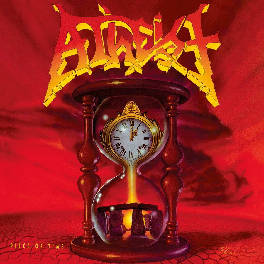 PRE-ORDER - Atheist 'Piece Of Time' LP Transparent Orange Vinyl - RELEASE DATE 28th August 2026