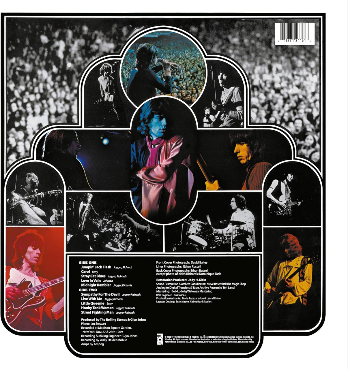 The Rolling Stones 'Get Yer Ya-Ya's Out' LP Black Vinyl