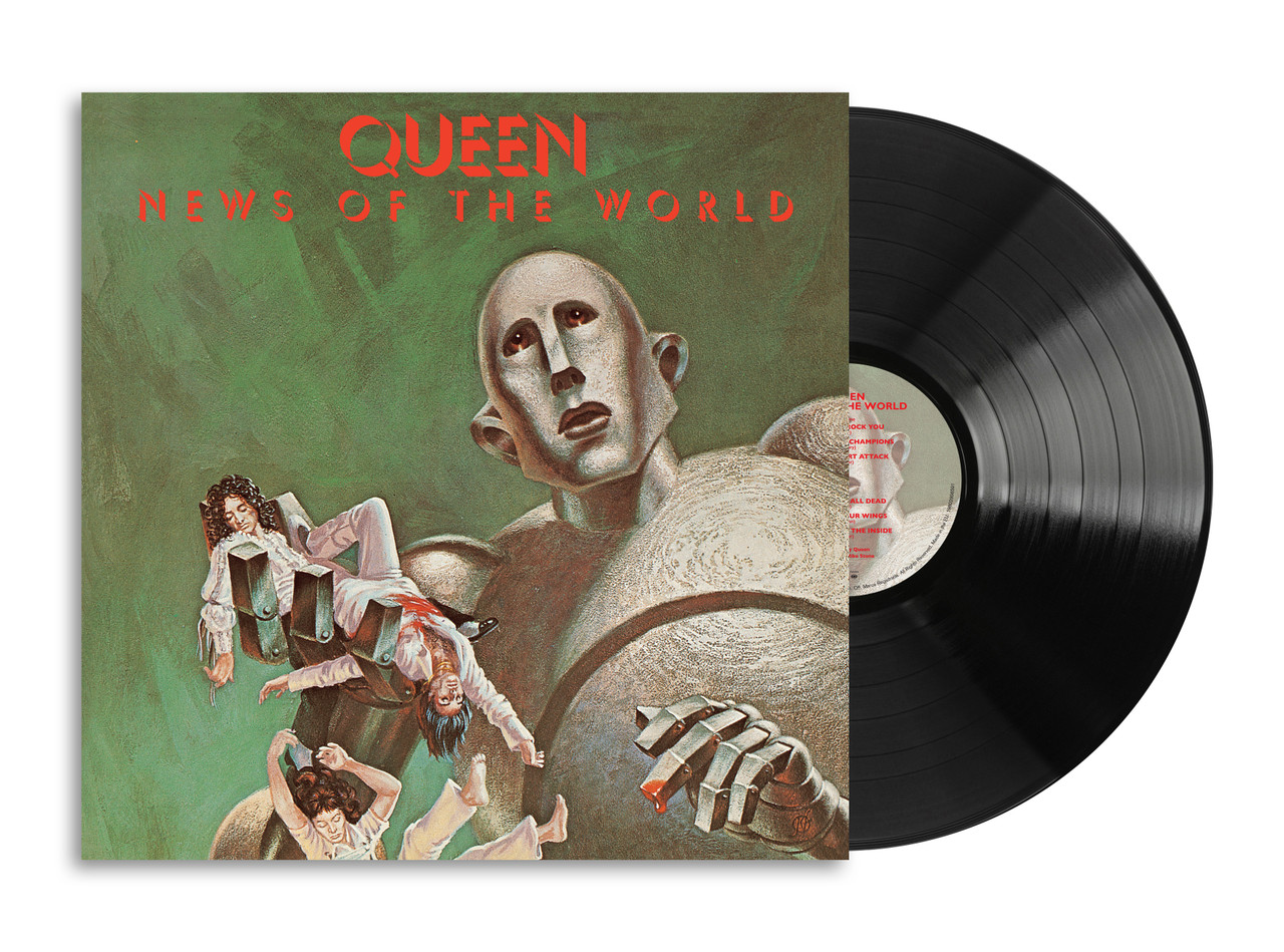 PRE-ORDER - Queen 'News Of The World' LP Black Vinyl - RELEASE DATE 21st August 2026