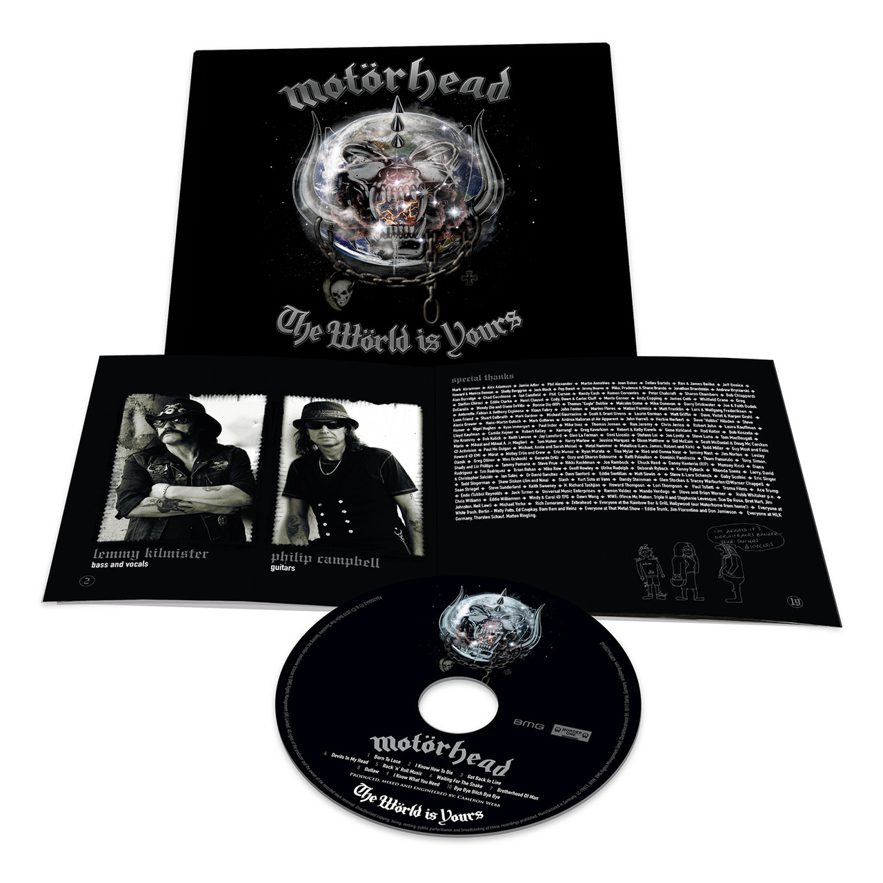 PRE-ORDER - Motorhead 'The World Is Yours' CD Digisleeve - RELEASE DATE 14th August 2026
