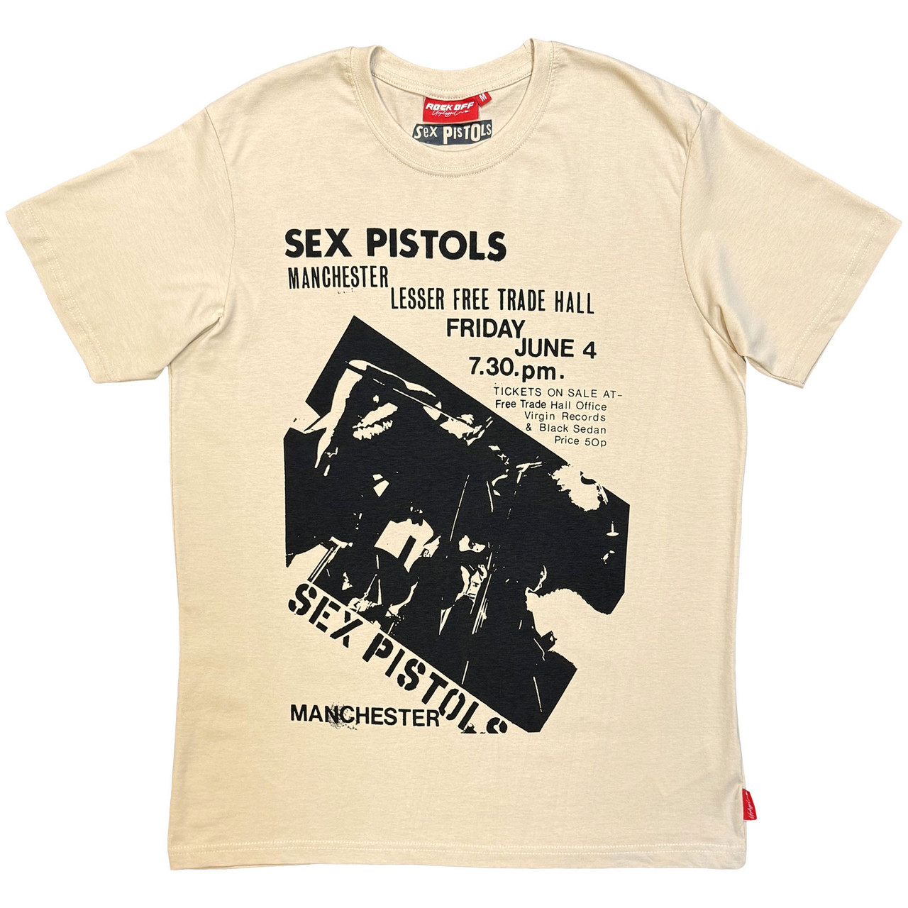 Sex Pistols 'Manchester' (Sand) Unplugged T-Shirt