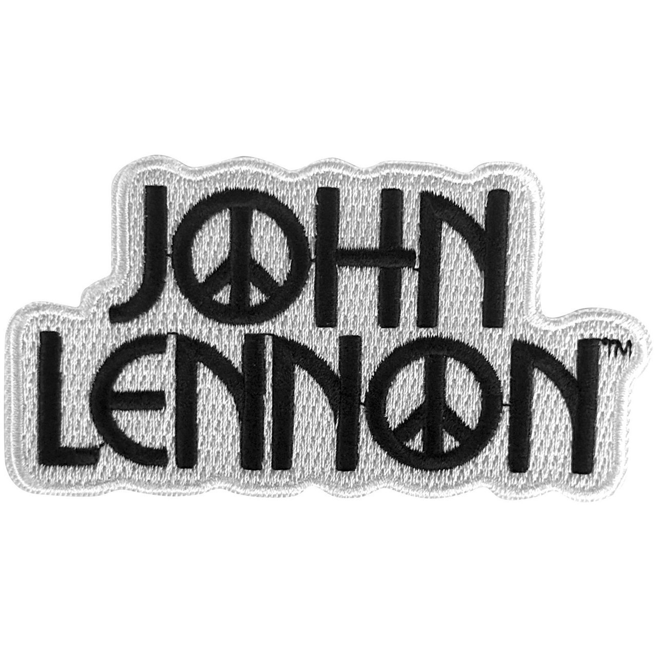 John Lennon 'Peace Logo' Iron On Woven Patch