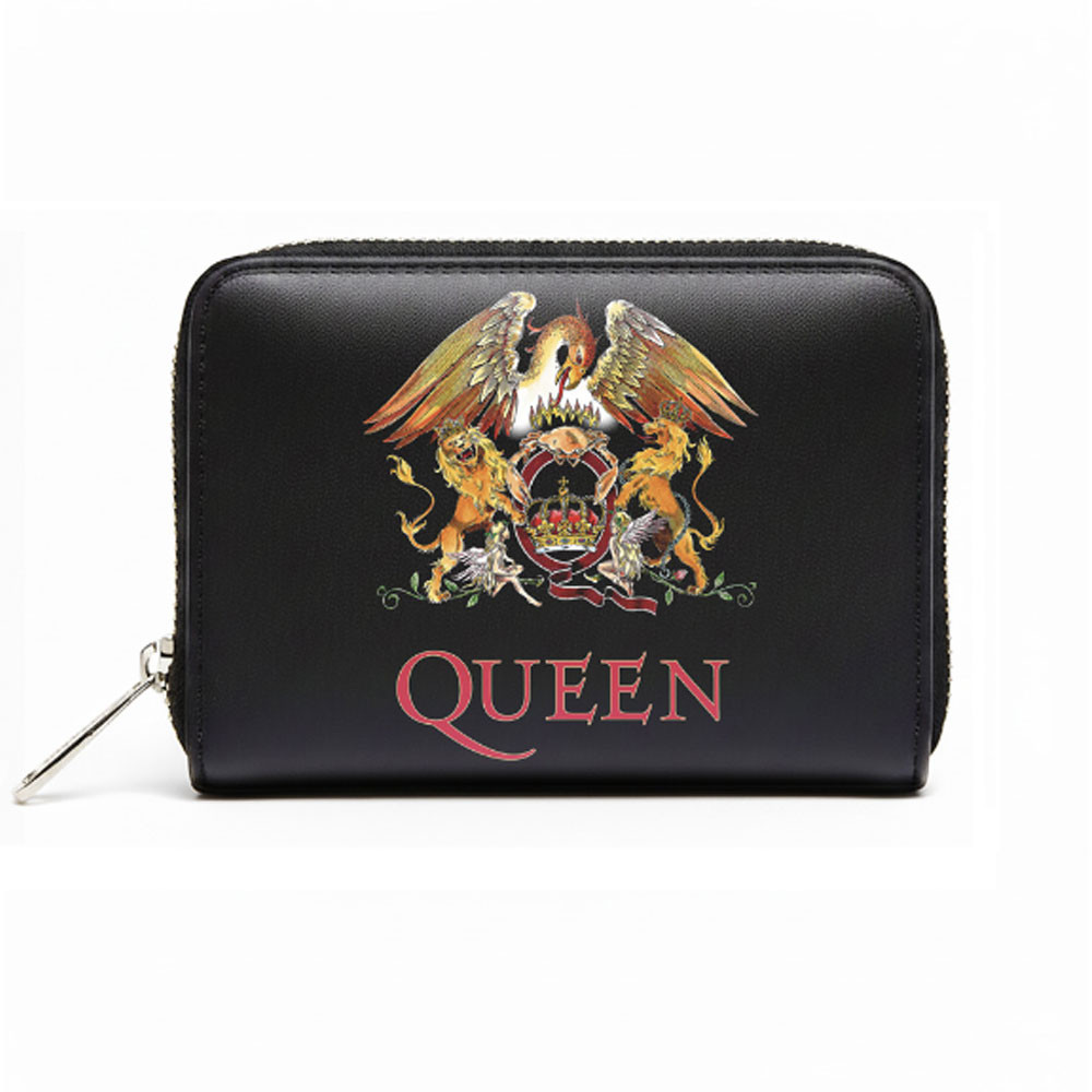 Queen 'Crest' Rocksax Zip Top Purse
