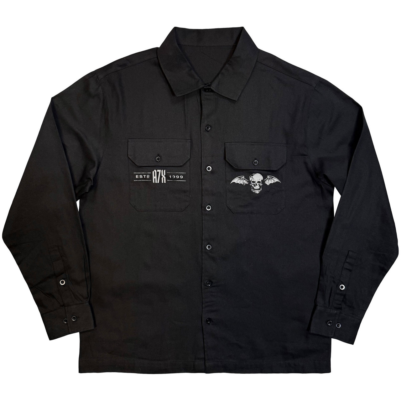 Avenged Sevenfold 'EsT. 1999' (Black) Casual Shirt