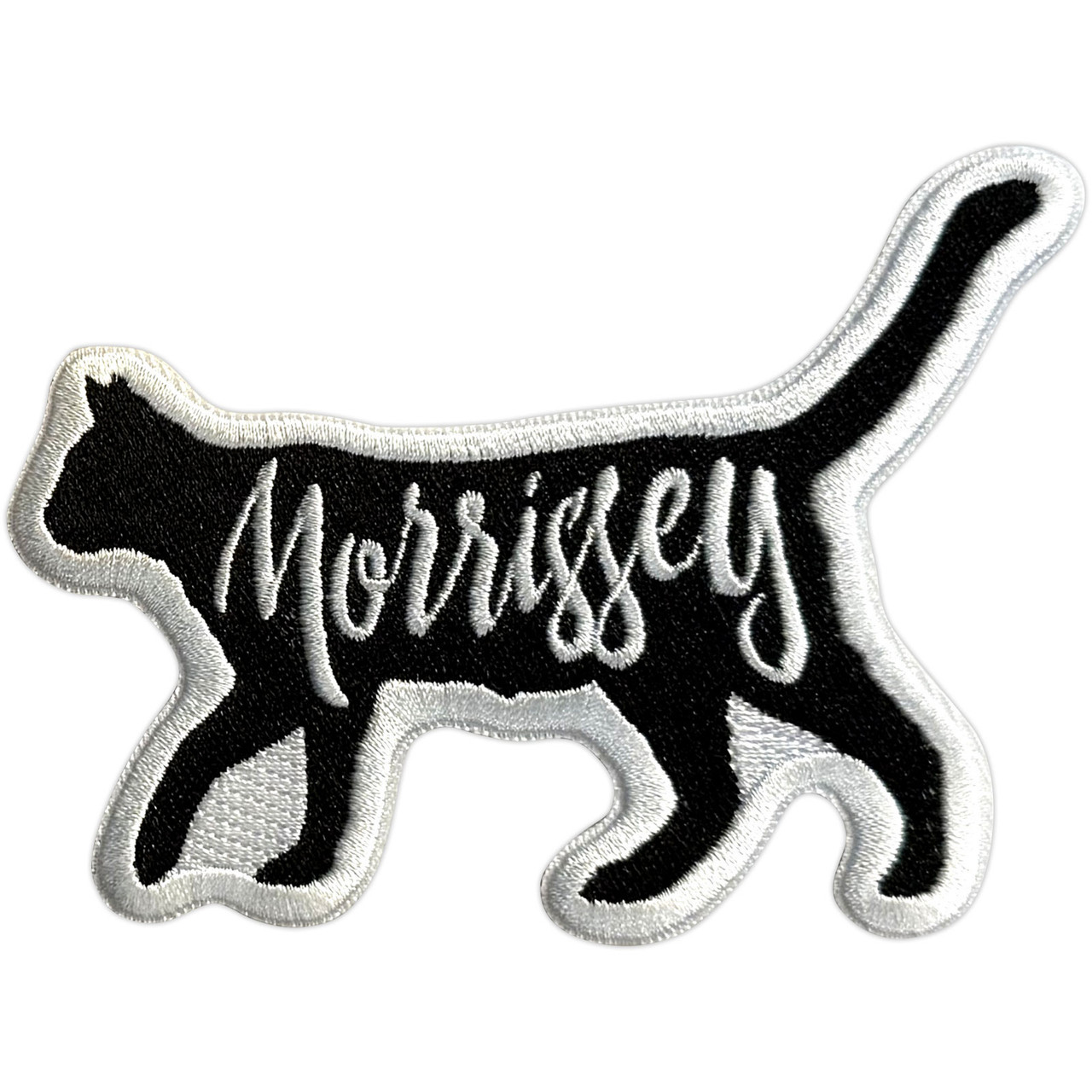 Morrissey 'Cat Logo' Iron On Woven Patch