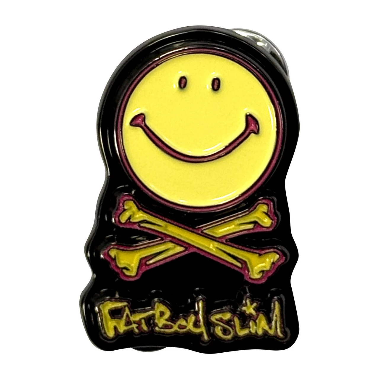 Fatboy Slim 'Happy Face Logo' Pin Badge