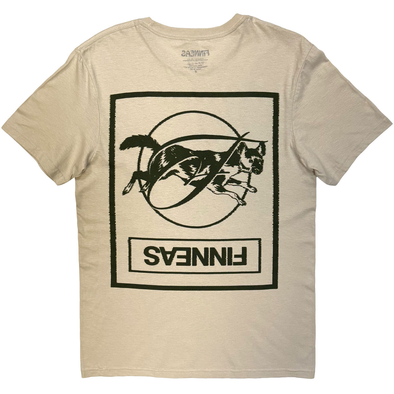 Finneas 'Dog F&B' (Sand) T-Shirt