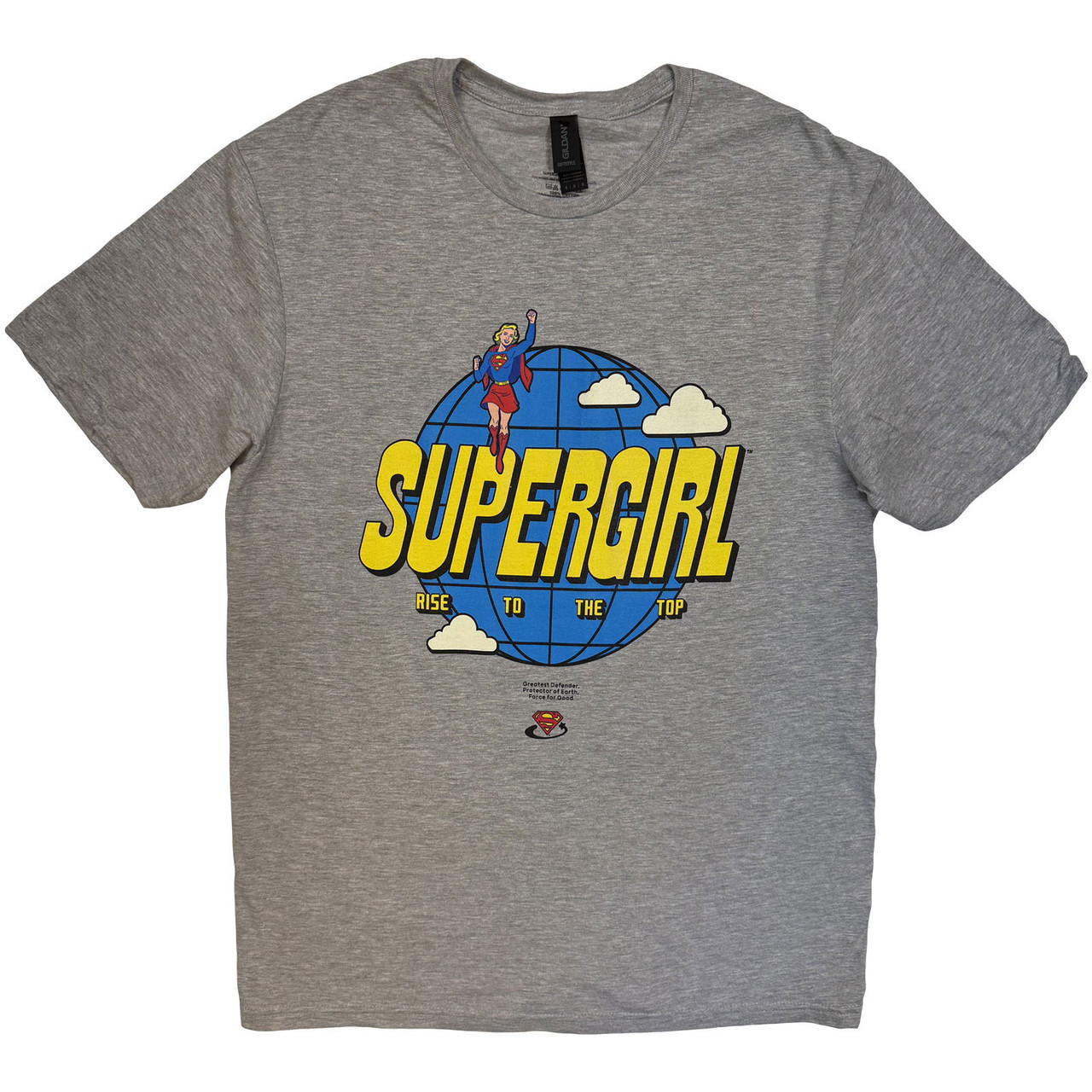 DC Comics 'Supergirl Rise To The Top' (Grey) T-Shirt