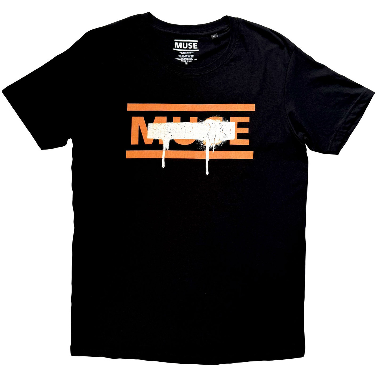 Muse 'Grafitti Tracklist' (Black) T-Shirt